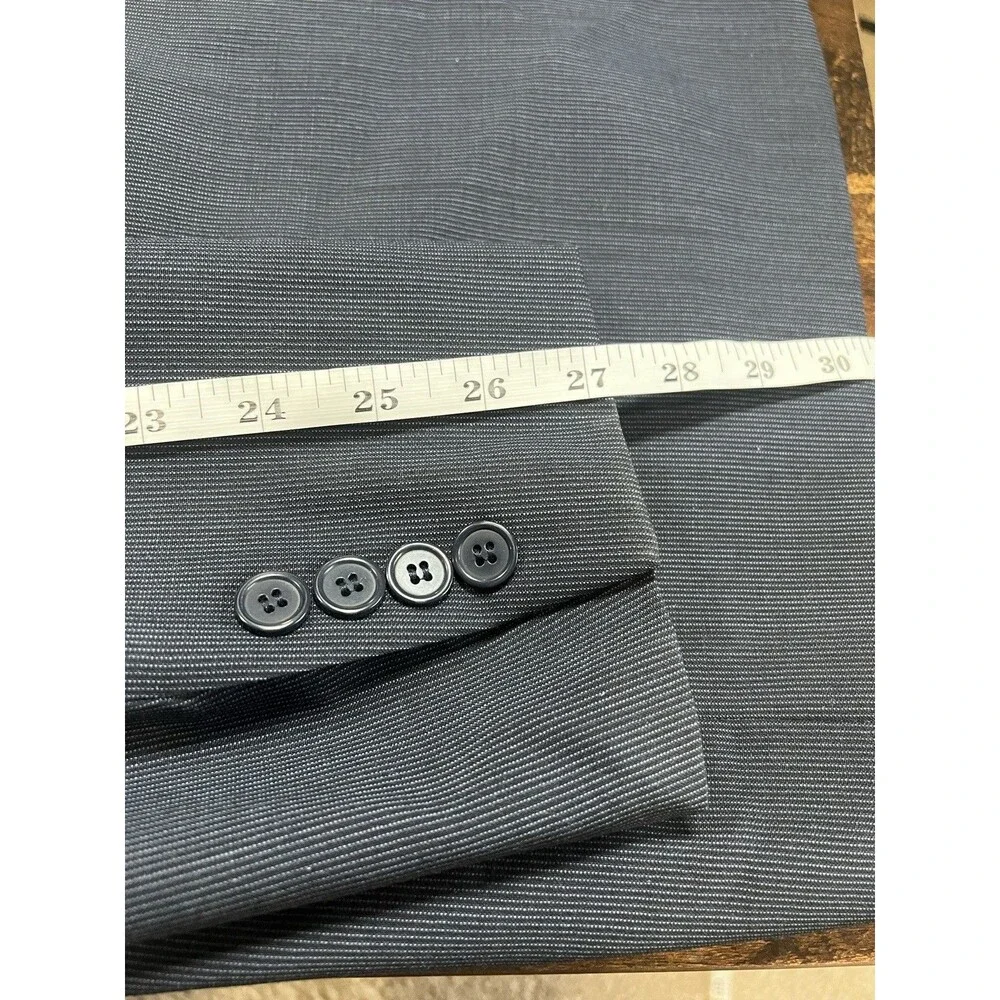 Blair Underwood Classic Navy Two-button Suit Jacket 50L 45W *Flaw*
